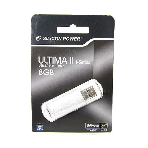 【クリックでお店のこの商品のページへ】シリコンパワー USBフラッシュメモリー 8GB