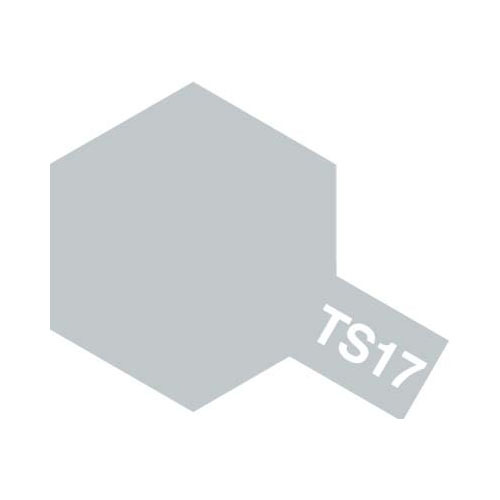 【クリックでお店のこの商品のページへ】タミヤ カラースプレー TS-17 アルミシルバー