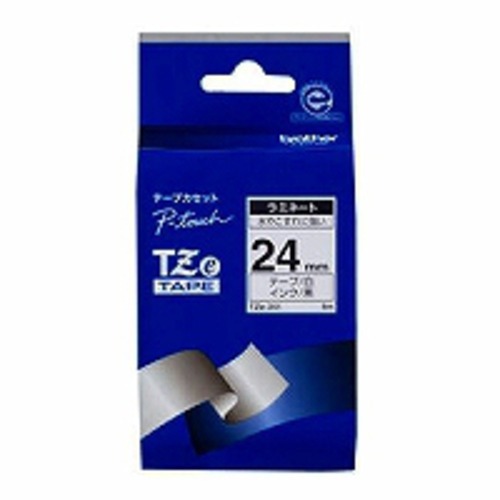 【クリックで詳細表示】TZeテープ TZe-251 24mmテープ 白/黒
