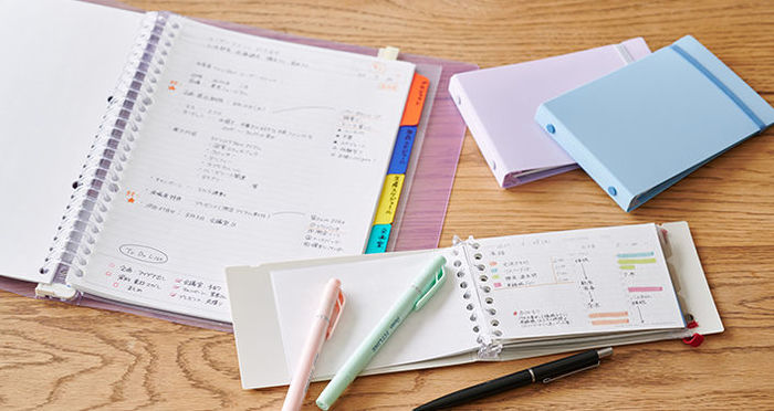 日々の勉強や復習、要点整理や確認に。マルマンのノート&バインダーが便利で使いやすい!