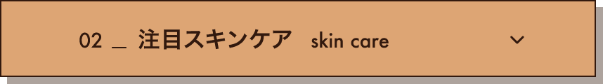 02_スキンケア skin care